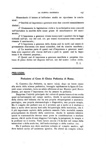 La clinica ostetrica rivista di ostetricia, ginecologia e pediatria. - A. 1, n. 1 (1899)-a. 40, n. 12 (dic. 1938)