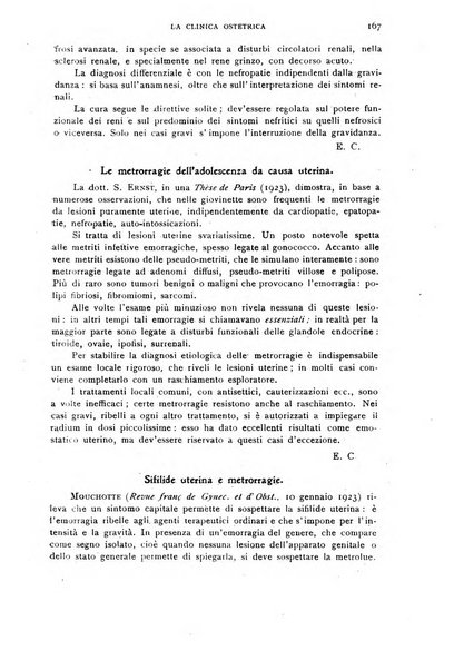 La clinica ostetrica rivista di ostetricia, ginecologia e pediatria. - A. 1, n. 1 (1899)-a. 40, n. 12 (dic. 1938)