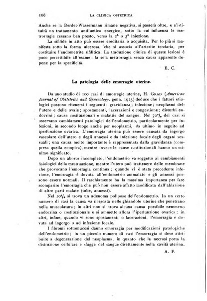 La clinica ostetrica rivista di ostetricia, ginecologia e pediatria. - A. 1, n. 1 (1899)-a. 40, n. 12 (dic. 1938)