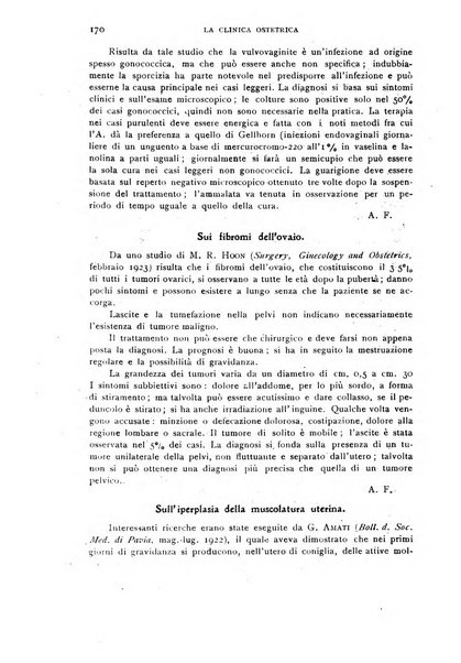 La clinica ostetrica rivista di ostetricia, ginecologia e pediatria. - A. 1, n. 1 (1899)-a. 40, n. 12 (dic. 1938)