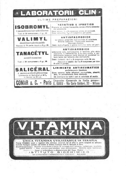 La clinica ostetrica rivista di ostetricia, ginecologia e pediatria. - A. 1, n. 1 (1899)-a. 40, n. 12 (dic. 1938)