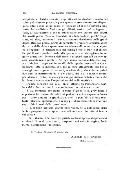 La clinica ostetrica rivista di ostetricia, ginecologia e pediatria. - A. 1, n. 1 (1899)-a. 40, n. 12 (dic. 1938)