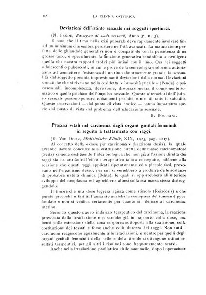 La clinica ostetrica rivista di ostetricia, ginecologia e pediatria. - A. 1, n. 1 (1899)-a. 40, n. 12 (dic. 1938)