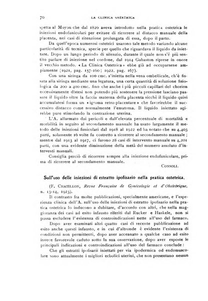 La clinica ostetrica rivista di ostetricia, ginecologia e pediatria. - A. 1, n. 1 (1899)-a. 40, n. 12 (dic. 1938)