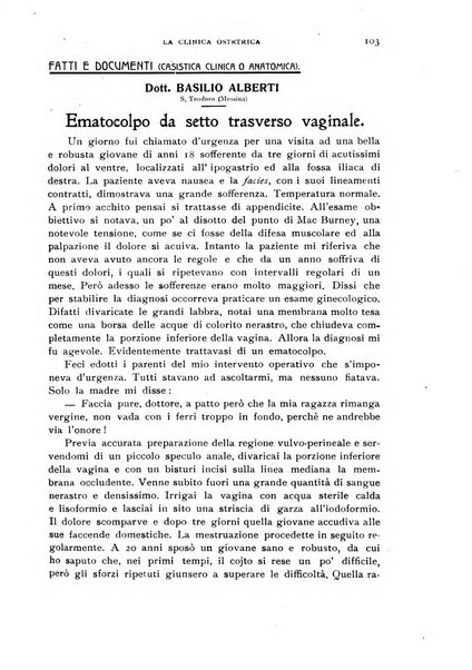 La clinica ostetrica rivista di ostetricia, ginecologia e pediatria. - A. 1, n. 1 (1899)-a. 40, n. 12 (dic. 1938)