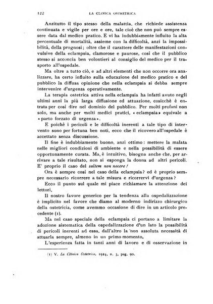 La clinica ostetrica rivista di ostetricia, ginecologia e pediatria. - A. 1, n. 1 (1899)-a. 40, n. 12 (dic. 1938)