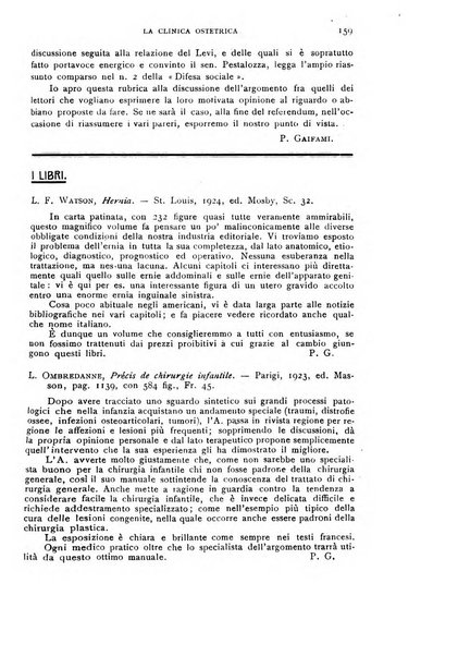 La clinica ostetrica rivista di ostetricia, ginecologia e pediatria. - A. 1, n. 1 (1899)-a. 40, n. 12 (dic. 1938)