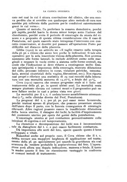 La clinica ostetrica rivista di ostetricia, ginecologia e pediatria. - A. 1, n. 1 (1899)-a. 40, n. 12 (dic. 1938)