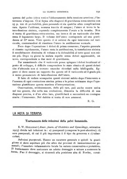 La clinica ostetrica rivista di ostetricia, ginecologia e pediatria. - A. 1, n. 1 (1899)-a. 40, n. 12 (dic. 1938)