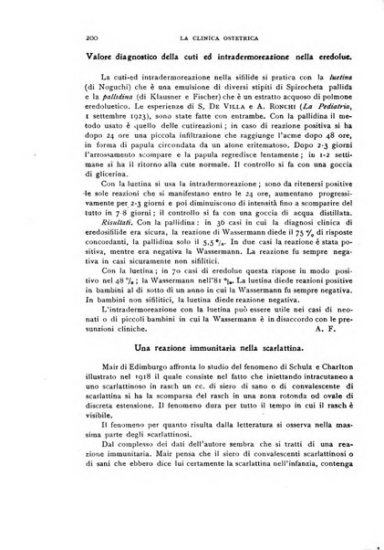 La clinica ostetrica rivista di ostetricia, ginecologia e pediatria. - A. 1, n. 1 (1899)-a. 40, n. 12 (dic. 1938)