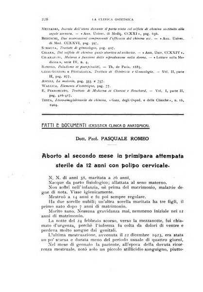 La clinica ostetrica rivista di ostetricia, ginecologia e pediatria. - A. 1, n. 1 (1899)-a. 40, n. 12 (dic. 1938)