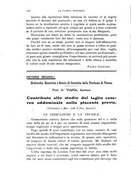 La clinica ostetrica rivista di ostetricia, ginecologia e pediatria. - A. 1, n. 1 (1899)-a. 40, n. 12 (dic. 1938)