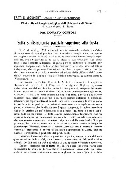 La clinica ostetrica rivista di ostetricia, ginecologia e pediatria. - A. 1, n. 1 (1899)-a. 40, n. 12 (dic. 1938)