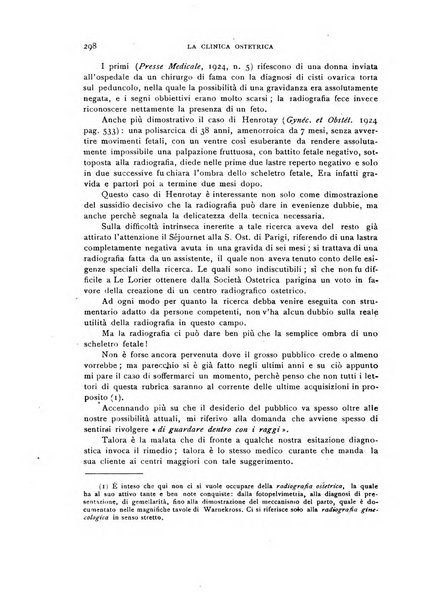 La clinica ostetrica rivista di ostetricia, ginecologia e pediatria. - A. 1, n. 1 (1899)-a. 40, n. 12 (dic. 1938)