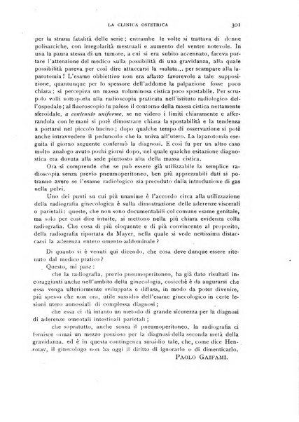 La clinica ostetrica rivista di ostetricia, ginecologia e pediatria. - A. 1, n. 1 (1899)-a. 40, n. 12 (dic. 1938)