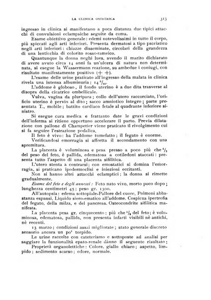 La clinica ostetrica rivista di ostetricia, ginecologia e pediatria. - A. 1, n. 1 (1899)-a. 40, n. 12 (dic. 1938)