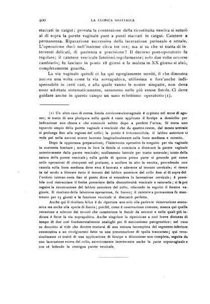 La clinica ostetrica rivista di ostetricia, ginecologia e pediatria. - A. 1, n. 1 (1899)-a. 40, n. 12 (dic. 1938)