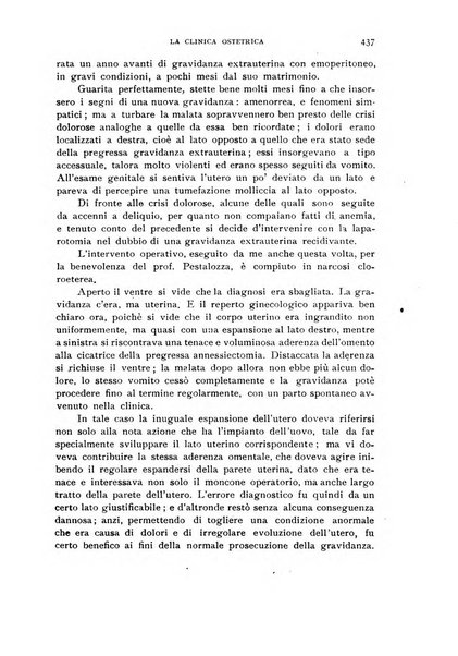 La clinica ostetrica rivista di ostetricia, ginecologia e pediatria. - A. 1, n. 1 (1899)-a. 40, n. 12 (dic. 1938)