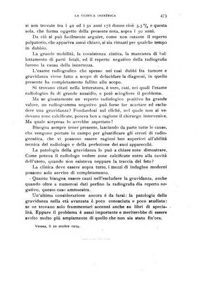 La clinica ostetrica rivista di ostetricia, ginecologia e pediatria. - A. 1, n. 1 (1899)-a. 40, n. 12 (dic. 1938)