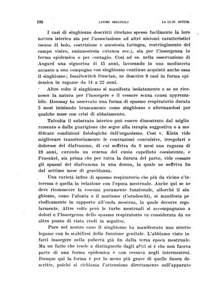 La clinica ostetrica rivista di ostetricia, ginecologia e pediatria. - A. 1, n. 1 (1899)-a. 40, n. 12 (dic. 1938)