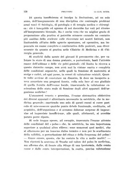 La clinica ostetrica rivista di ostetricia, ginecologia e pediatria. - A. 1, n. 1 (1899)-a. 40, n. 12 (dic. 1938)