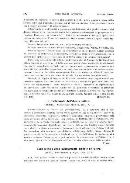 La clinica ostetrica rivista di ostetricia, ginecologia e pediatria. - A. 1, n. 1 (1899)-a. 40, n. 12 (dic. 1938)