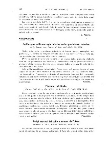 La clinica ostetrica rivista di ostetricia, ginecologia e pediatria. - A. 1, n. 1 (1899)-a. 40, n. 12 (dic. 1938)