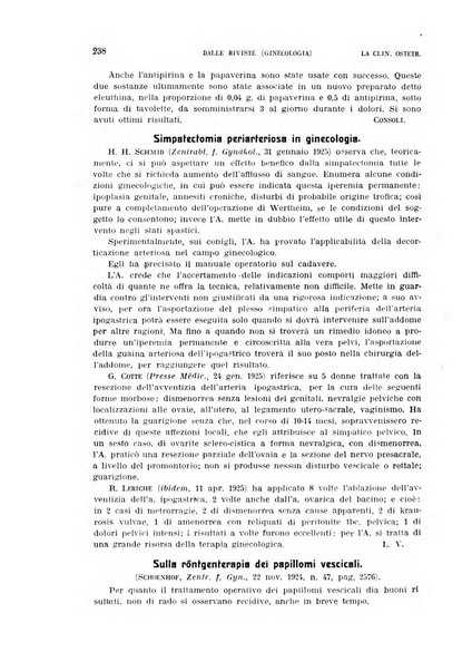 La clinica ostetrica rivista di ostetricia, ginecologia e pediatria. - A. 1, n. 1 (1899)-a. 40, n. 12 (dic. 1938)