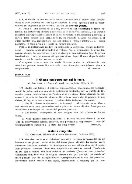 La clinica ostetrica rivista di ostetricia, ginecologia e pediatria. - A. 1, n. 1 (1899)-a. 40, n. 12 (dic. 1938)