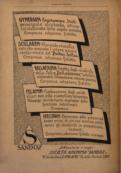 La clinica ostetrica rivista di ostetricia, ginecologia e pediatria. - A. 1, n. 1 (1899)-a. 40, n. 12 (dic. 1938)