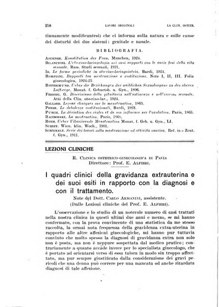 La clinica ostetrica rivista di ostetricia, ginecologia e pediatria. - A. 1, n. 1 (1899)-a. 40, n. 12 (dic. 1938)