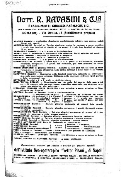 La clinica ostetrica rivista di ostetricia, ginecologia e pediatria. - A. 1, n. 1 (1899)-a. 40, n. 12 (dic. 1938)