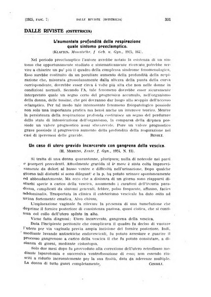 La clinica ostetrica rivista di ostetricia, ginecologia e pediatria. - A. 1, n. 1 (1899)-a. 40, n. 12 (dic. 1938)