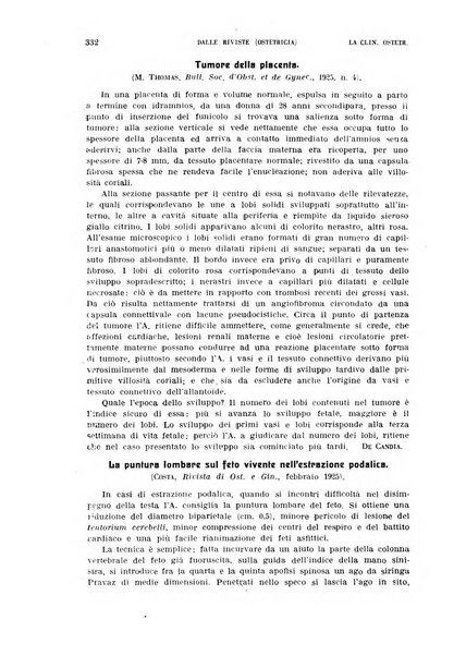 La clinica ostetrica rivista di ostetricia, ginecologia e pediatria. - A. 1, n. 1 (1899)-a. 40, n. 12 (dic. 1938)