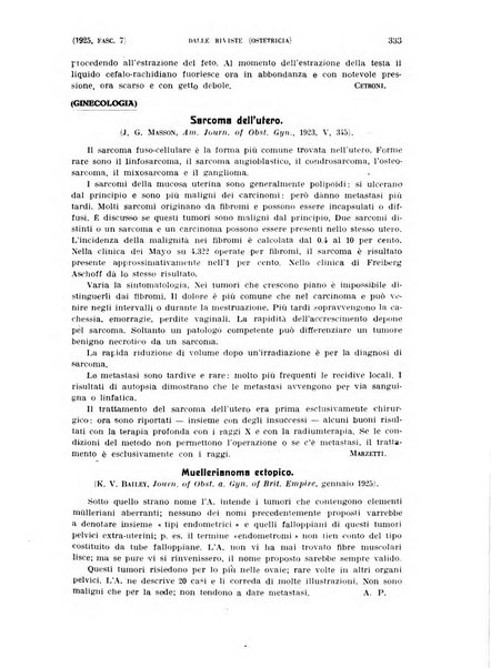 La clinica ostetrica rivista di ostetricia, ginecologia e pediatria. - A. 1, n. 1 (1899)-a. 40, n. 12 (dic. 1938)