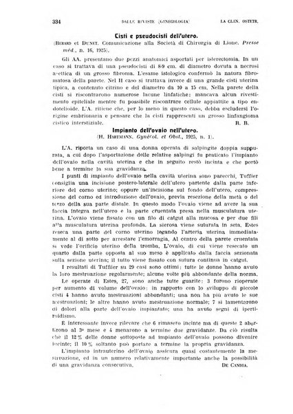 La clinica ostetrica rivista di ostetricia, ginecologia e pediatria. - A. 1, n. 1 (1899)-a. 40, n. 12 (dic. 1938)