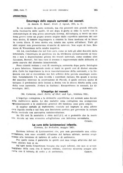 La clinica ostetrica rivista di ostetricia, ginecologia e pediatria. - A. 1, n. 1 (1899)-a. 40, n. 12 (dic. 1938)