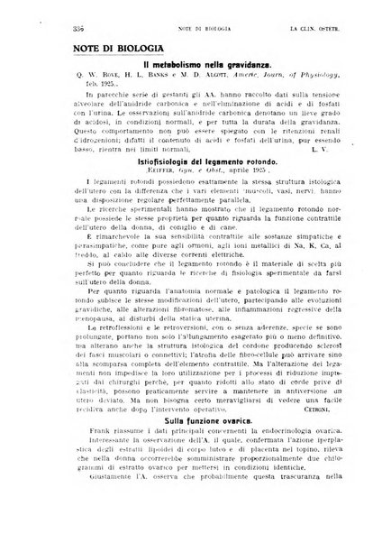 La clinica ostetrica rivista di ostetricia, ginecologia e pediatria. - A. 1, n. 1 (1899)-a. 40, n. 12 (dic. 1938)