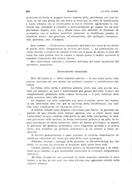 La clinica ostetrica rivista di ostetricia, ginecologia e pediatria. - A. 1, n. 1 (1899)-a. 40, n. 12 (dic. 1938)