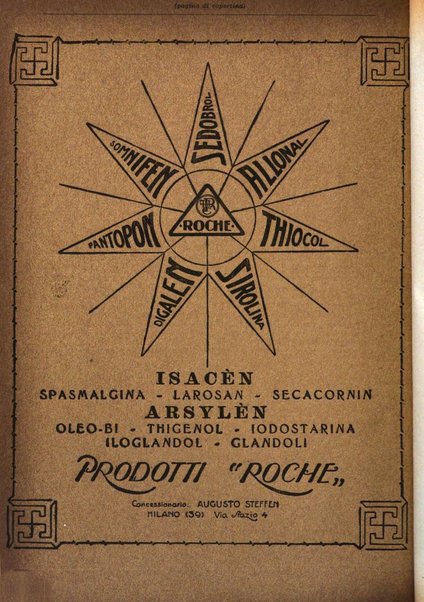 La clinica ostetrica rivista di ostetricia, ginecologia e pediatria. - A. 1, n. 1 (1899)-a. 40, n. 12 (dic. 1938)