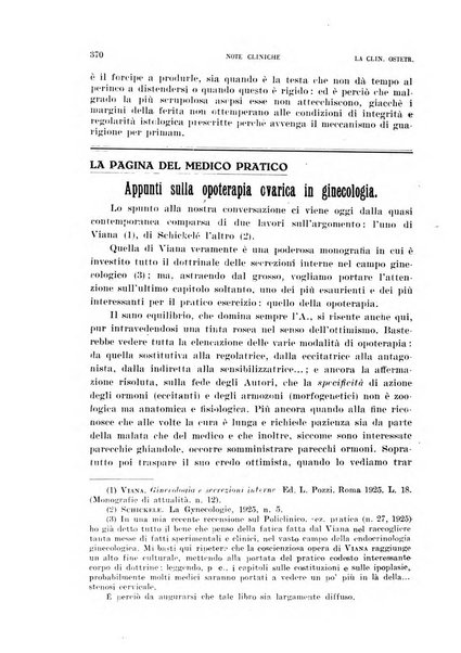 La clinica ostetrica rivista di ostetricia, ginecologia e pediatria. - A. 1, n. 1 (1899)-a. 40, n. 12 (dic. 1938)