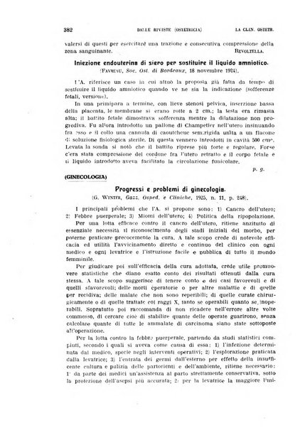 La clinica ostetrica rivista di ostetricia, ginecologia e pediatria. - A. 1, n. 1 (1899)-a. 40, n. 12 (dic. 1938)