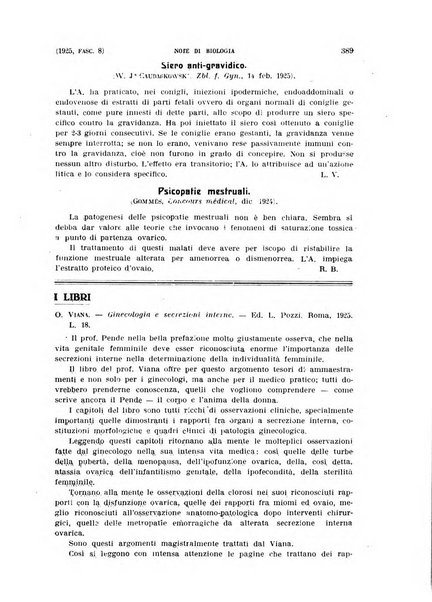 La clinica ostetrica rivista di ostetricia, ginecologia e pediatria. - A. 1, n. 1 (1899)-a. 40, n. 12 (dic. 1938)