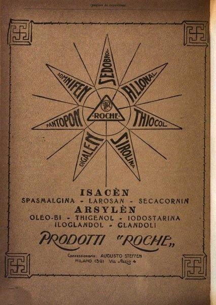 La clinica ostetrica rivista di ostetricia, ginecologia e pediatria. - A. 1, n. 1 (1899)-a. 40, n. 12 (dic. 1938)