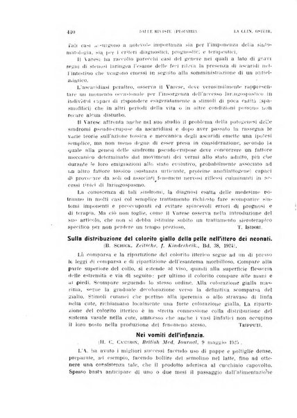 La clinica ostetrica rivista di ostetricia, ginecologia e pediatria. - A. 1, n. 1 (1899)-a. 40, n. 12 (dic. 1938)