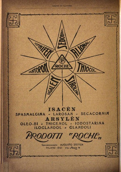 La clinica ostetrica rivista di ostetricia, ginecologia e pediatria. - A. 1, n. 1 (1899)-a. 40, n. 12 (dic. 1938)