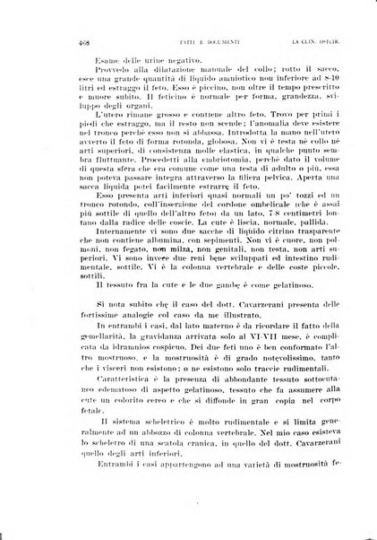 La clinica ostetrica rivista di ostetricia, ginecologia e pediatria. - A. 1, n. 1 (1899)-a. 40, n. 12 (dic. 1938)