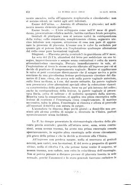 La clinica ostetrica rivista di ostetricia, ginecologia e pediatria. - A. 1, n. 1 (1899)-a. 40, n. 12 (dic. 1938)