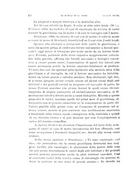 La clinica ostetrica rivista di ostetricia, ginecologia e pediatria. - A. 1, n. 1 (1899)-a. 40, n. 12 (dic. 1938)