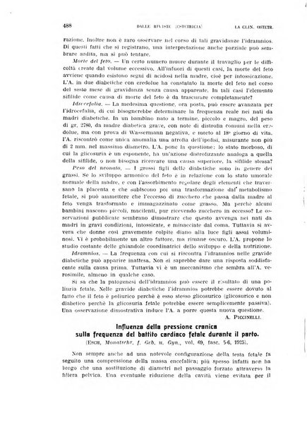 La clinica ostetrica rivista di ostetricia, ginecologia e pediatria. - A. 1, n. 1 (1899)-a. 40, n. 12 (dic. 1938)